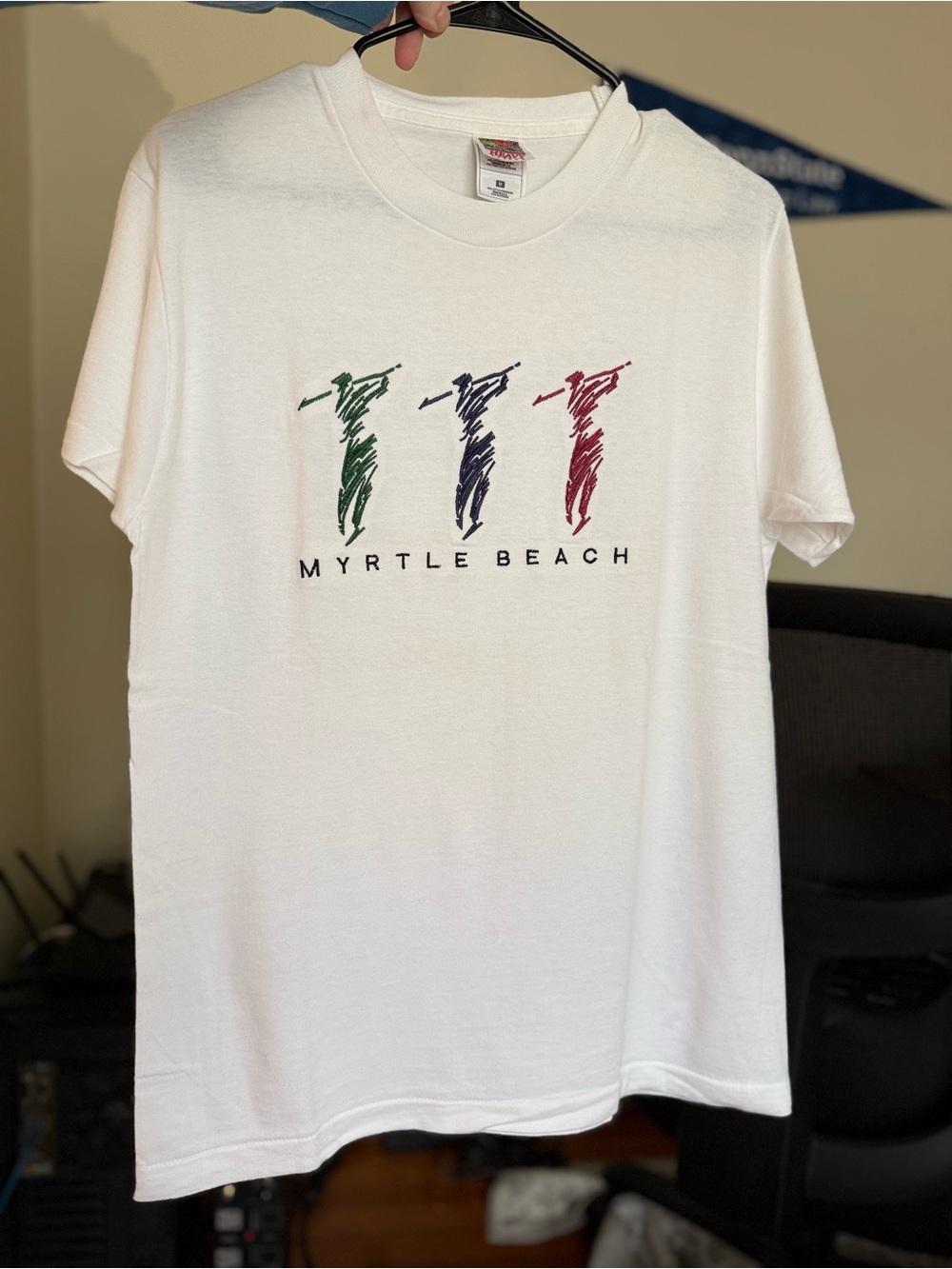 VTG Myrtle Beach embroidered golf t-shirt / men’s medium